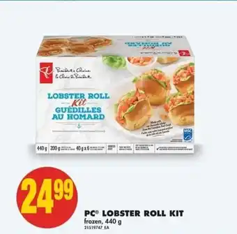 No Frills PCⓇ LOBSTER ROLL KIT frozen, 440 g offer
