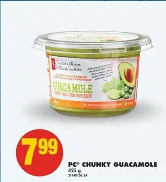 No Frills PCⓇ CHUNKY GUACAMOLE 425 g offer