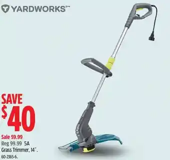 Canadian Tire Yardworks 4a grass trimmer offer
