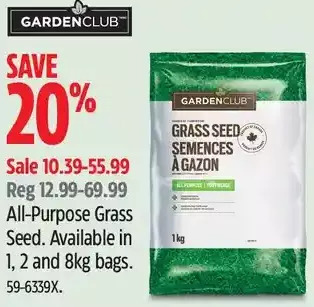 Canadian Tire All-purpose grass seed offer