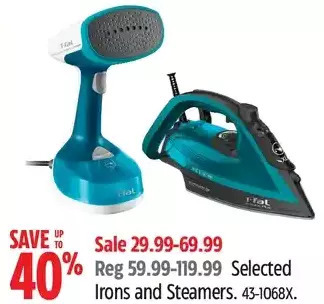 Canadian Tire Irons and steamers offer
