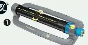 Canadian Tire Yardworks 3-way adjustable oscillating lawn sprinkler offer