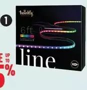 Canadian Tire Twinkly line multi-colour rgb led smart strip, 6' or 9' offer