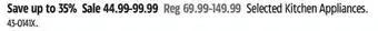 Canadian Tire Hamilton beach kitchen appliances offer