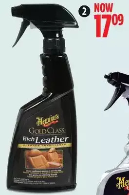 Canadian Tire Meguiar's rich leather cleaner conditioner spray offer