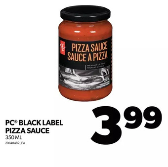 Real Canadian Superstore Pc black label pizza sauce offer