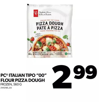 Real Canadian Superstore Pc italian tipo 00 flour pizza dough offer