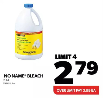 Real Canadian Superstore No name bleach offer