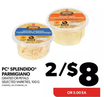 Real Canadian Superstore Pc splendido parmigiano offer