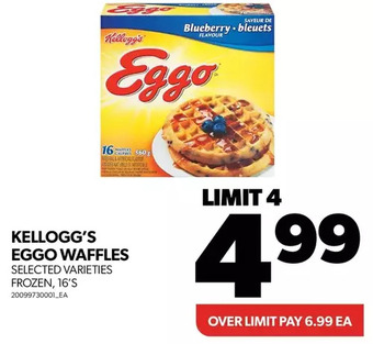 Real Canadian Superstore Kellogg's eggo waffles offer