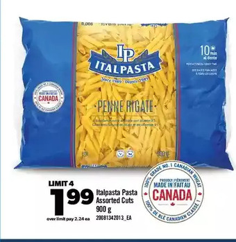 Real Canadian Superstore Italpasta pasta offer