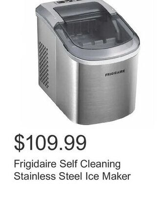 Costco Frigidaire Self Cleaning Stainless Steel Ice Maker offer