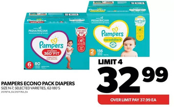 Real Canadian Superstore Pampers econo pack diapers offer