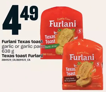 Independent Grocer Furlani texas toast offer