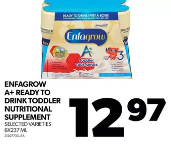 Real Canadian Superstore Enfagrow a+ ready to drink toddler nutritional supplement offer