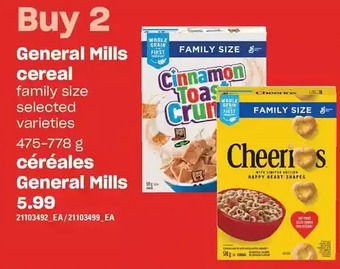 Independent Grocer General mills cereal offer