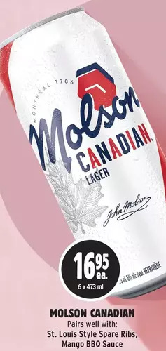 Metro Molson canadian offer