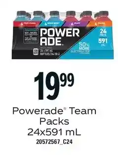 Loblaws Powerade team packs offer