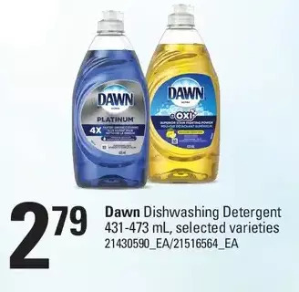 Loblaws Dawn dishwashing detergent offer