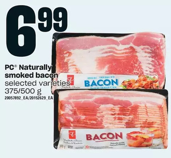 Loblaws Pc naturally smoked bacon offer