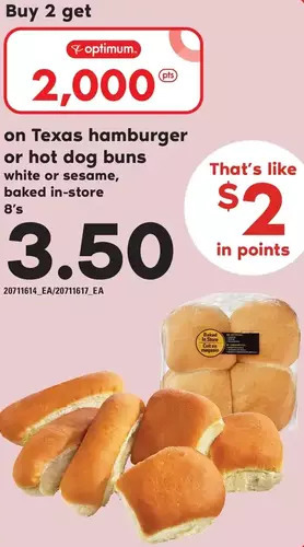 Loblaws Texas hamburger or hot dog buns offer