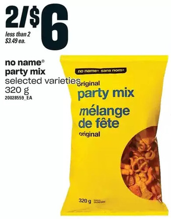 Loblaws No name party mix offer