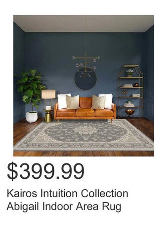 Costco Kairos Intuition Collection Abigail Indoor Area Rug offer