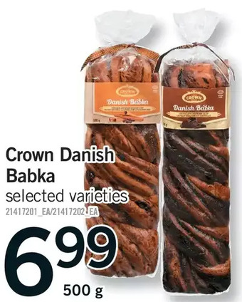 Fortinos Crown danish babka offer