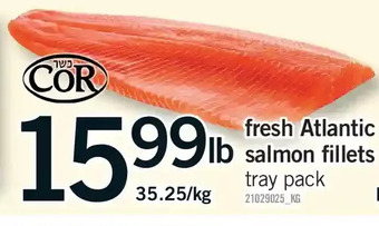 Fortinos Fresh atlantic salmon fillets offer