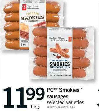 Fortinos Pc smokies sausages offer
