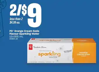 Independent Grocer Pc orange cream soda flavour sparkling water offer