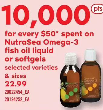 Fortinos Nutrasea omega-3 fish oil liquid offer