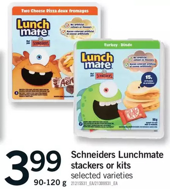 Fortinos Schneiders lunchmate stackers or kits offer