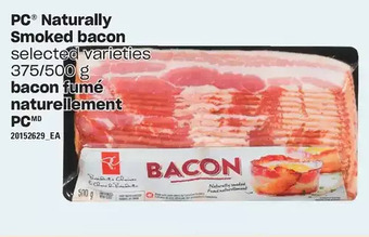 Valu-mart Pc naturally smoked bacon offer