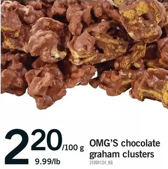 Fortinos Omg's chocolate graham clusters offer