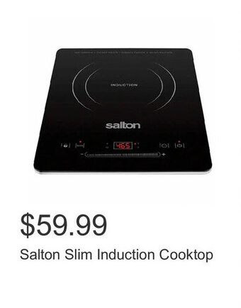 Costco Salton Slim Induction Cooktop offer