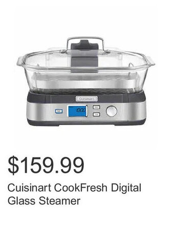 Costco Cuisinart CookFresh Digital Glass Steamer offer