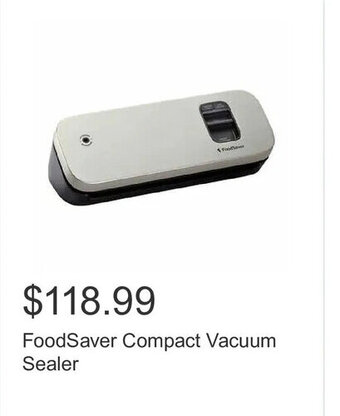 Costco FoodSaver Compact Vacuum Sealer offer