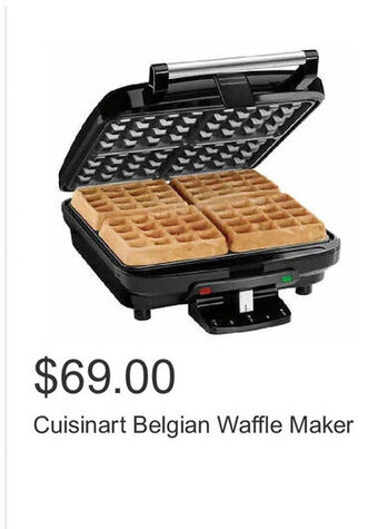 Costco Cuisinart Belgian Waffle Maker offer