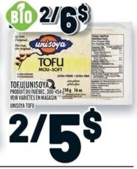 Metro TOFU UNISOYA offer