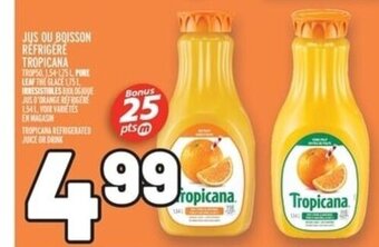Metro JUS OU BOISSON REFRIGERE TROPICANA TROPS0, 1.54 LTSL offer