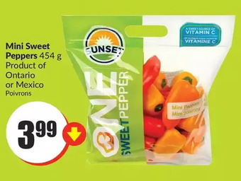 FreshCo Mini sweet peppers offer