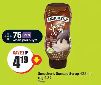 FreshCo Smucker's sundae syrup offer