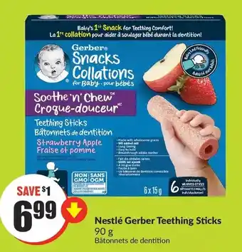 FreshCo Nestlé gerber teething sticks offer