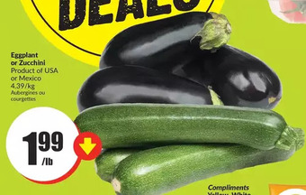 FreshCo Eggplant or zucchini offer