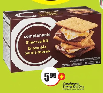 FreshCo Compliments s'mores kit offer