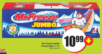 FreshCo Mr. freeze jumbo freeze pops offer