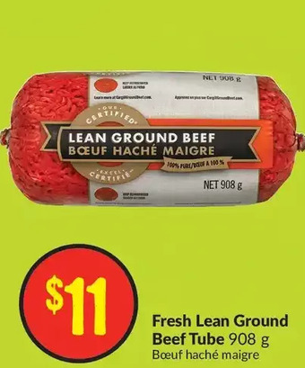 FreshCo Fresh lean ground beef tube offer