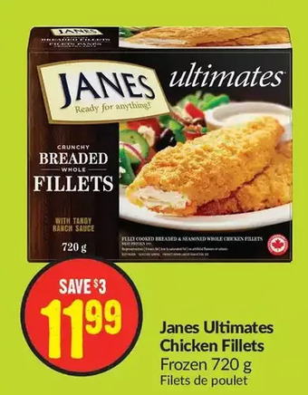 FreshCo Janes ultimates chicken fillets offer