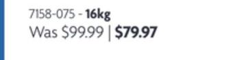 Home Hardware 16kg 65% granulated chlorine offer